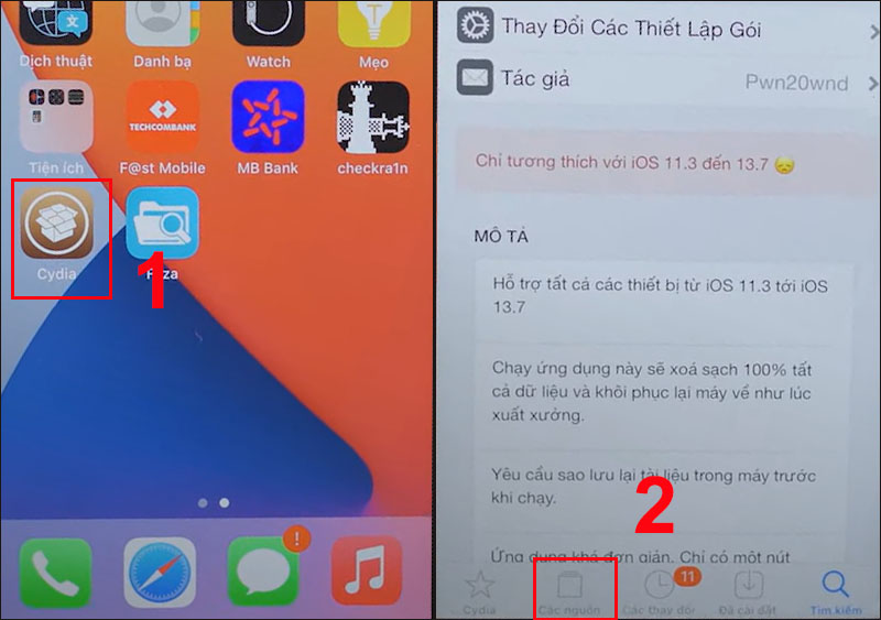 Hướng dẫn Unjailbreak iPhone