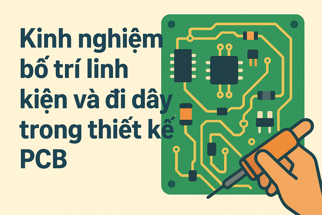 Kinh nghiệm bố trí linh kiện và đi dây trong thiết kế PCB